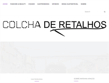 Tablet Screenshot of blogcolchaderetalhos.com